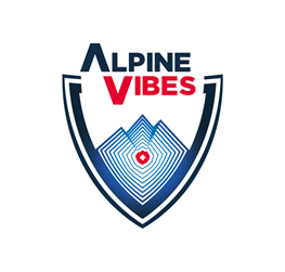 Logo Alpine Vibes Logo Gradient L W